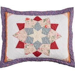 Virginia Sham by BrylaneHome in Multi (Size KING) Pillow