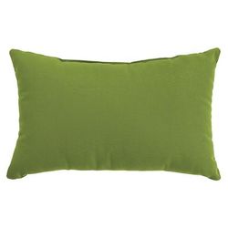 BH Outdoor Performance 20" x 13" Lumbar Pillow by BrylaneHome in Willow Outdoor Furniture Accent Cushion