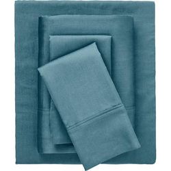 Bed Tite™ 500 Thread Count Sheet Set by BrylaneHome in Peacock (Size QUEEN)