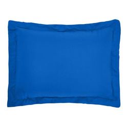 BH Studio Reversible Pillow Sham by BH Studio in Ocean Blue Marine Blue (Size KING)