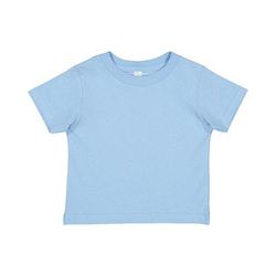 Rabbit Skins RS3301 Toddler Cotton Jersey T-Shirt in Light Blue size 7 3301T, 3301J, LA330T, LA330J