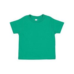 Rabbit Skins 3321 Toddler Fine Jersey T-Shirt in Kelly size 3 | Cotton LA3321, RS3321