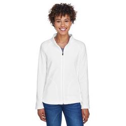 Team 365 TT90W Women's Campus Microfleece Jacket in White size Small | Polyester