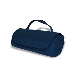 Alpine Fleece 8718 Roll Up Blanket in Navy Blue | Polyester LB8718