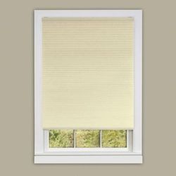 Wide Width Cordless Honeycomb Cellular Pleated Shade by Achim Home Décor in Alabaster (Size 34" W 64" L)