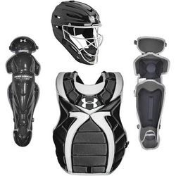 Under Armour Junior Victory Series Girl's Faspitch Catcher's Gear Kit - Junior 9-12 Black