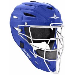 All Star Solid MVP2500 Adult Baseball Catcher's Helmet Royal