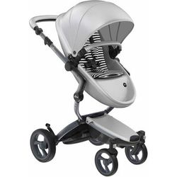 Mima Xari Complete Stroller, Graphite - Argento / Black & White