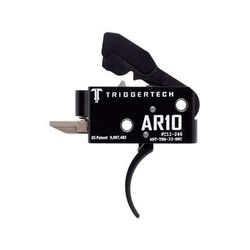 Triggertech Competitive Trigger AR-10 Curved Fixed 3.5lb Pull Anodized Black ART-TBB-33-NNC