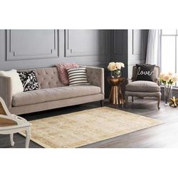 Proberta 18" Square Modern Cotton Cream/Ivory/Black Throw Pillow - Boutique Rugs