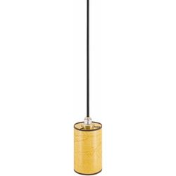 Shropshire 5"L x 5"W x 11"H Camel/Orange/Brass/Metallic - Brass/Metallic Brass Pendant - Boutique Rugs
