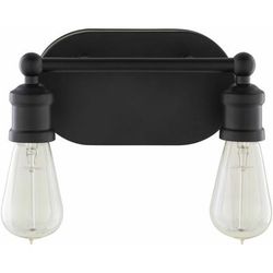 Cherbourg 4"L x 10"W x 9"H Black Wall Sconce - Boutique Rugs