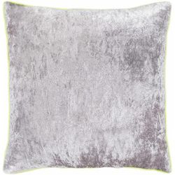 Emigsville 18" Square Modern Gray/Light Green Throw Pillow - Boutique Rugs