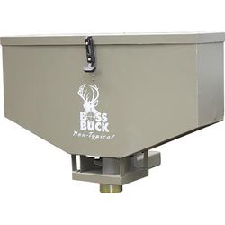 Boss Buck Broadcast Spreader/Feeder 80 lb Capacity with 2" Receiver Hitch Mount OD Green SKU - 604876