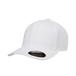 Flexfit 6580 Adult Pro-Formance Trim Poly Cap in White size Large/XL | Polyester Blend