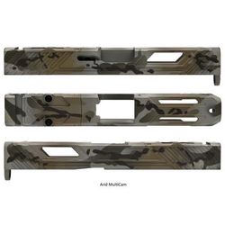 L2D Combat Tyton Slide RMR Ready Glock 19 Gen 5 Arid Multicam Cerakote LD-S-T-195-AM