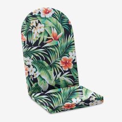 BH Outdoor Performance Adirondack Chair Cushion by BrylaneHome in Cypress Midnight Patio Seat Padding