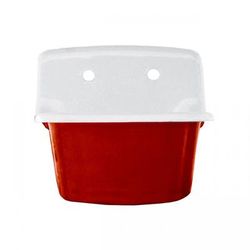 Randolph Morris Falco 22 Inch Cast Iron High Back Deep Utility Sink RMUTILITY-RED