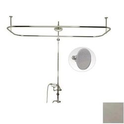 Randolph Morris Side Mount Shower Conversion Kit with Handshower Cradle & Sunflower Shower Head RMSHOWERKIT6SBN