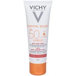 Vichy Capital Soleil Crema Viso Anti-età 3 in 1 Abbronzatura Intensa S