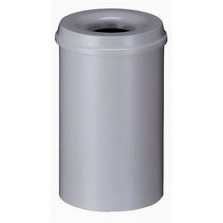Poubelle Anti-feu 20l Gris - V-Part