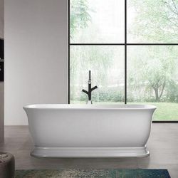 Randolph Morris Royal 67 Inch Acrylic Double Ended Freestanding Tub - No Faucet Drillings RMD48-PB