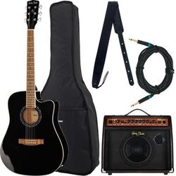 Harley Benton HBD120 CE BK Bundle