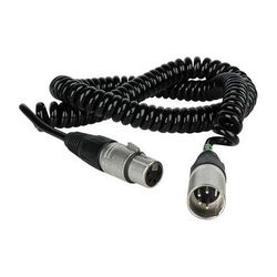 Sescom 4-Pin XLR Male to 4-Pin XLR Female Coiled Intercom Extension Cable (10') ICOMX4-MF-10C