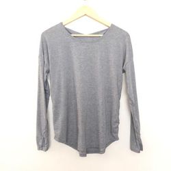 Athleta Tops | Athleta Xs Long Sleeve Thumbhole Shirt | Color: Gray | Size: Xs