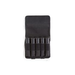TUFF Products Original 5 In-Line Mag Pouch and Removable Flap 1000D Black Nylon Single Stacks 1911 220 7065-NYV-1
