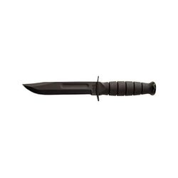 KA-BAR Short Fixed KA-BAR Knife USA Plain Edge Kraton Hndl Blk Nylon Sheath KB1258