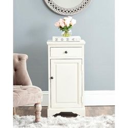 Jett Storage Cabinet in White - Safavieh AMH5722C