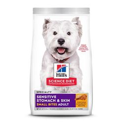 Science Diet Adult Sensitive Stomach & Skin Small Bites Chicken Recipe Dry Dog Food, 15 lbs.