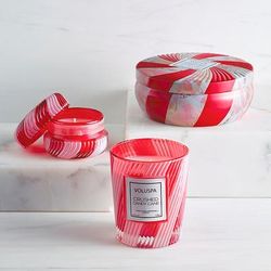 Voluspa Crushed Candy Cane Candle Collection - Classic Candle - Frontgate