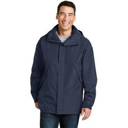 Port Authority J777 3-in-1 Jacket in Navy Blue/Navy Blue size Large | Nylon