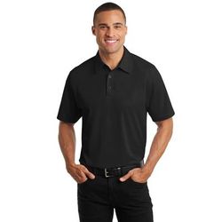 Port Authority K571 Men's Dimension Polo Shirt in Black size Medium | Polyester