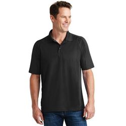 Sport-Tek T474 Dri-Mesh Pro Polo Shirt in Black size Small