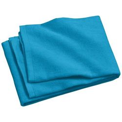 Port Authority PT42 Beach Towel in Turquoise size OSFA | Cotton