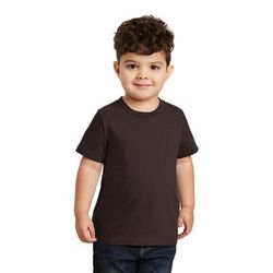 Port & Company PC450TD Toddler Fan Favorite Top in Dark Chocolate Brown size 2T | Cotton