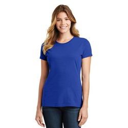 Port & Company LPC450 Women's Fan Favorite Top in True Royal Blue size Medium | Cotton