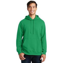 Port & Company PC850H Fan Favorite Fleece Pullover Hooded Sweatshirt in Kelly size 2XL | Cotton