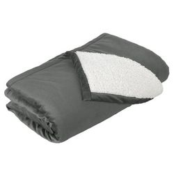 Port Authority BP40 Mountain Lodge Blanket in Hearth Grey size OSFA | Polyester