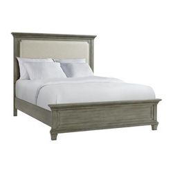 Clovis Queen Panel Bed in Grey - Picket House Furnishings CW300QB