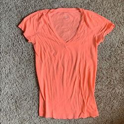 J. Crew Tops | Jcrew Vintage Cotton Xs Neon Coral T-Shirt | Color: Pink | Size: Xs