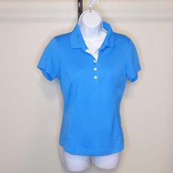 Nike Tops | Ladies Nike Dryfit Golf Polo | Color: Blue | Size: S