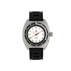 Shield Dreyer Diver Strap Watch - Mens White/Black One Size SLDSH107-1