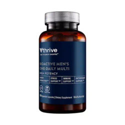 VThrive Bioactive Multivitamin for Men - Once Daily - Supports Stress, Healthy Aging (60 Vegetarian Capsules)
