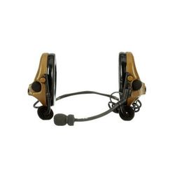PELTOR 3M PELTOR ComTac V Headset Neckband Single Lead Standard Dynamic Mic NATO Wiring Coyote Brown MT20H682BB-47 CY