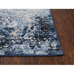 "Encore Blue 5'2" x 7'3" Power-Loomed Rug - Alora Décor ENCEN727100096287"