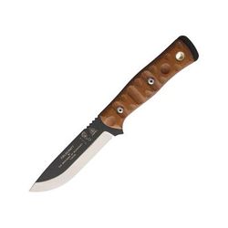 TOPS Knives BOB Hunter Fixed Blade Knife 10in Overall 4.5in 1095Hc Steel Blade Tan Micarta Handle Black Kydex Belt Sheath Tan BROS-01-RMT